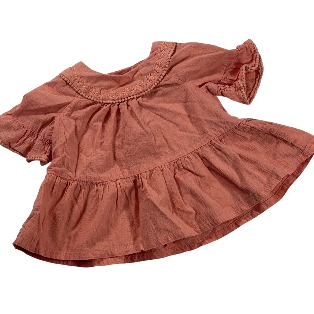 Cynthia Rowley Coral Babydoll Top 12M